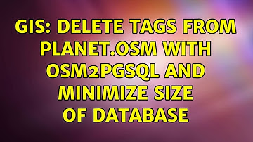 GIS: Delete tags from planet.osm with osm2pgsql and minimize size of database