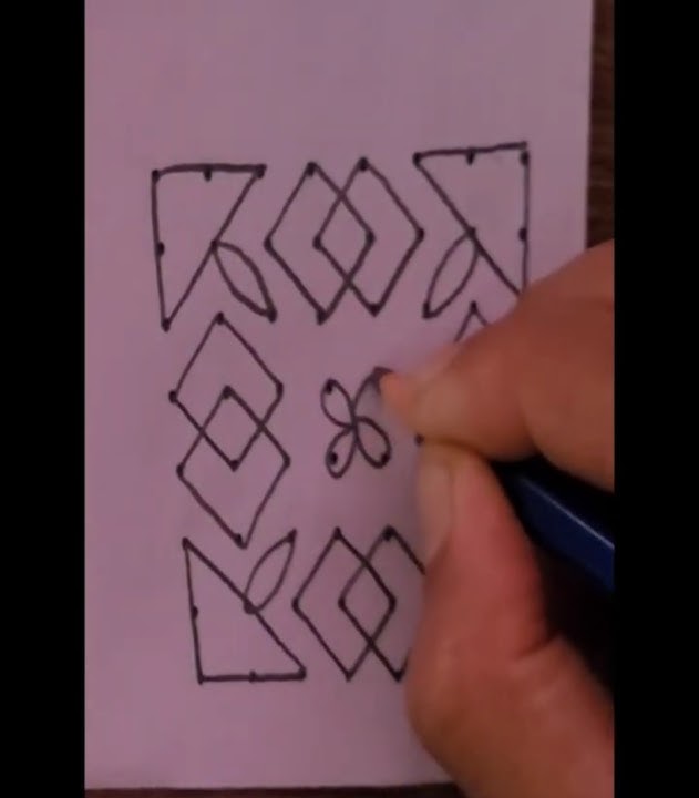 Easy rangoli #vanieasykolam #art