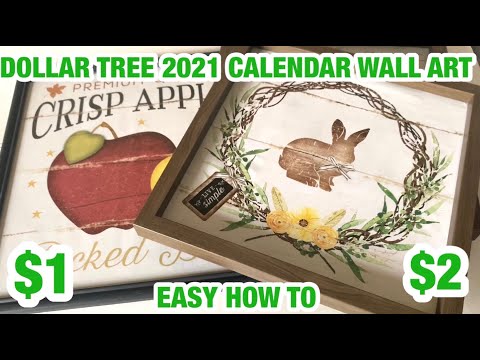 HOE FRAME DOLLAR TREE 2021 KALENDER