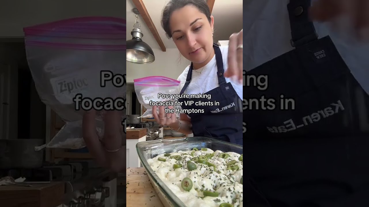 Maybe The Best Focaccia I Ve Ever Made Privatechef Maddie Cooking Food