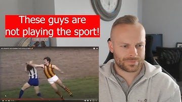 Rob Reacts to... AFL BIGGEST HITS DURING THE 1970’s & 1980’s 🏉