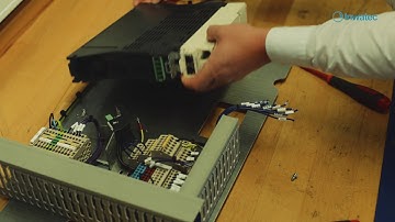Inwatec Tutorial - How to exchange the power inverter on any machine