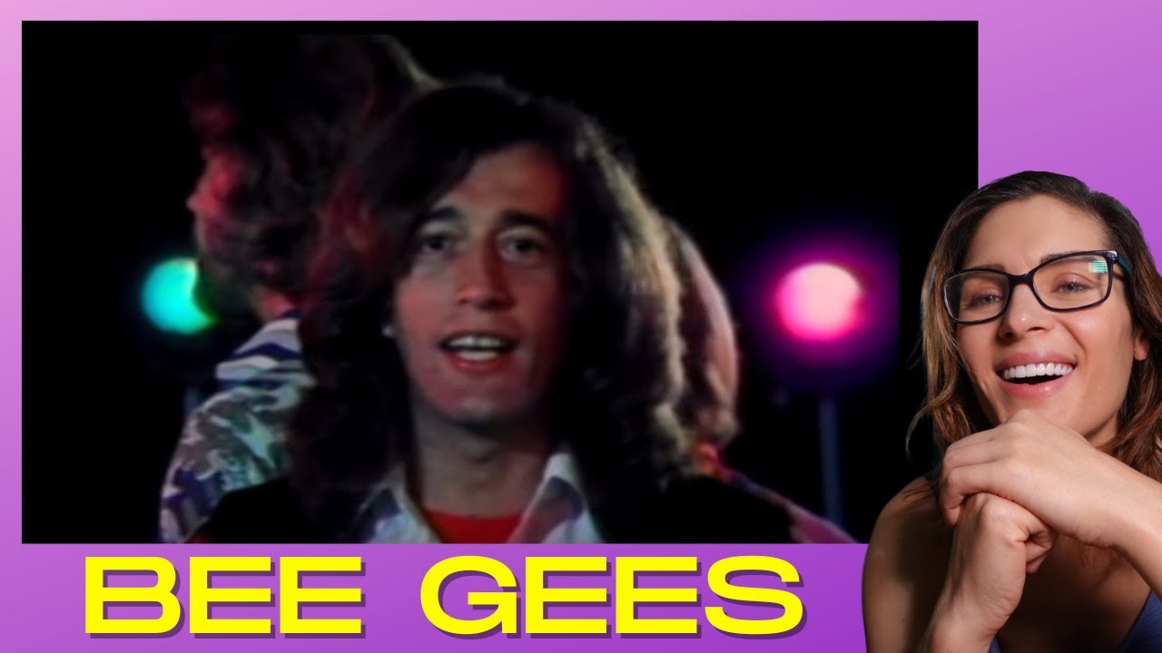 LucieV Reacts for the first time to Bee Gees - How Deep Is Your Love (Official Video)