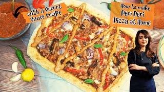 How to Make Peri Peri Pizza from Scratch #chickenpizza