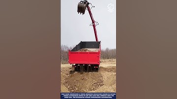 Excavator Soil Unloading Machine Innovation for Integrated Earthmoving and Dumping