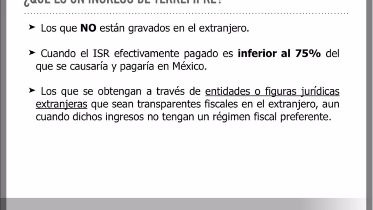 Regimenes fiscales preferentes - YouTube