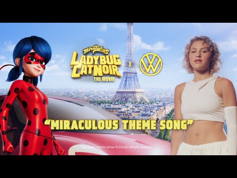 Miraculous Ladybug I Theme Song Music Video 🐞🐞ft. Lou I Volkswagen Electric Hero Cars