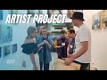 Artist project 2023  ultimate art fair experience in toronto  art walk vlog  april 13  16 2023