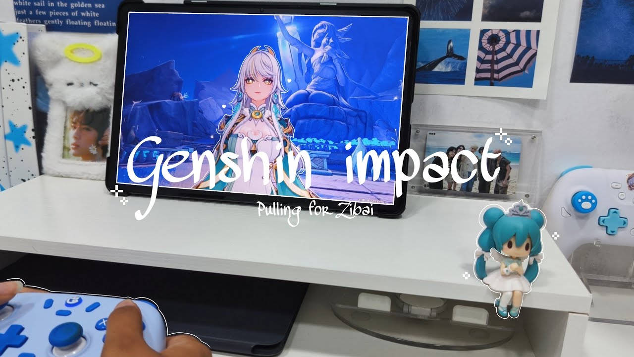 Genshin impact | Pulling for Zibai & Her Weapon ✨🌸