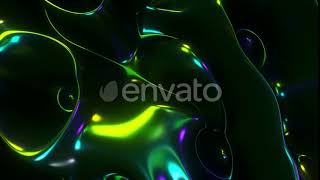 Holographic Oil Surface Background | Motion Graphics - Envato elements