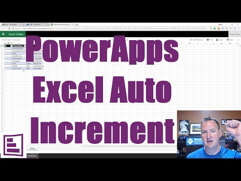 PowerApps Excel Auto Increment Column