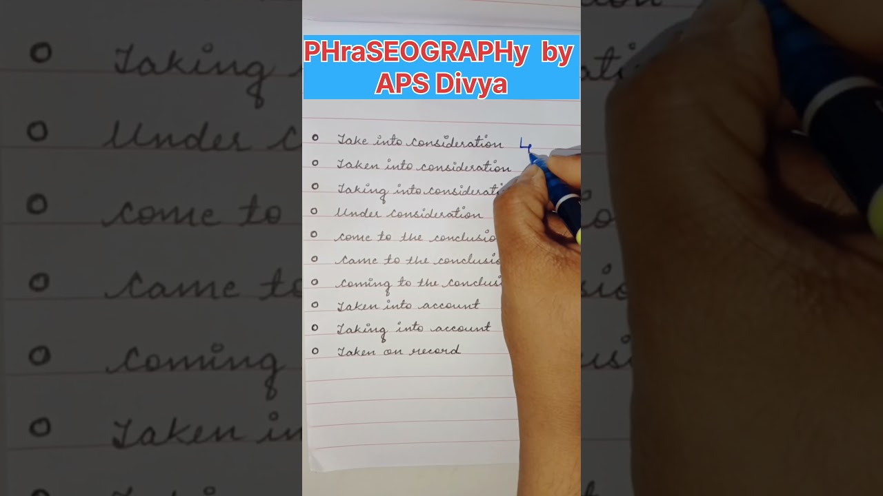 PHraSEOGRAPHy by Divya aps 