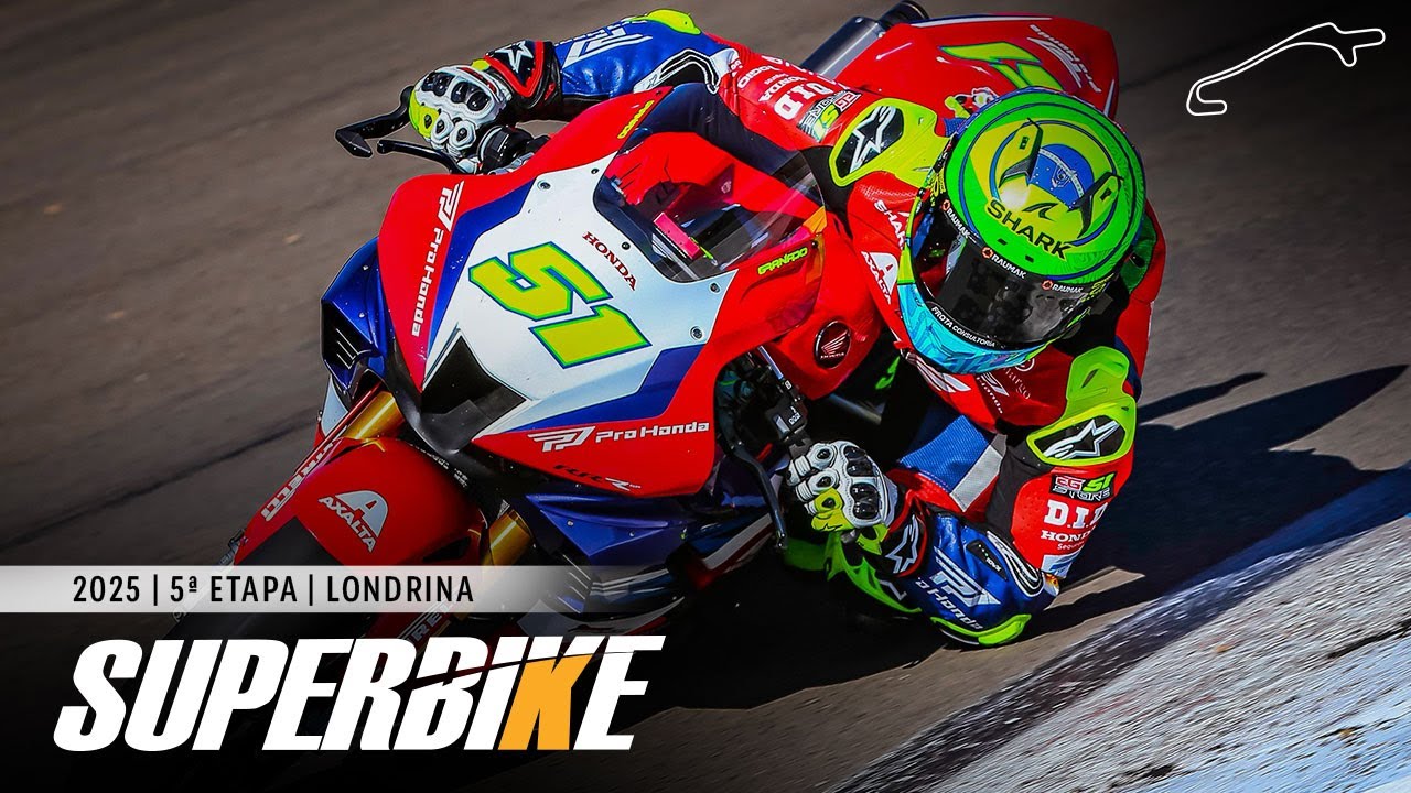 AO VIVO SuperBike Brasil - Londrina - 5ª Etapa 2025 - Autódromo ...