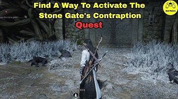 Find A Way To Activate The Stone Gate