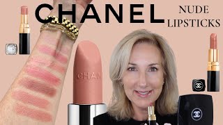 MY FAVORITE CHANEL 'NUDE' LIPSTICKS and LIP COMBOS | CLASSIC  CHANEL NUDE LIP!