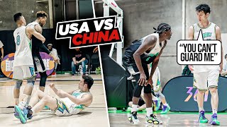 USA vs CHINA EPIC Streetball Game GOT HEATED... | Ballislife vs 361 screenshot 3