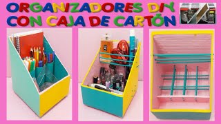 Crea un organizador con cajas. # DIY ¿Qué te parece? www.quintaencinos.com