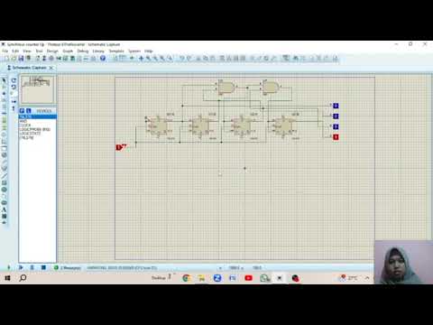 PERCOBAAN COUNTER|SYNCHRONOUS & ASYNCHRONOUS COUNTER UP - YouTube