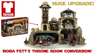 LEGO Boba Fett's Throne Room GIGANTIC upgrade!
