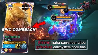NEP CHOOU IMPOSIBLE EPIC COMEBACK!! SUPER INTENSE MATCH!!MLBB