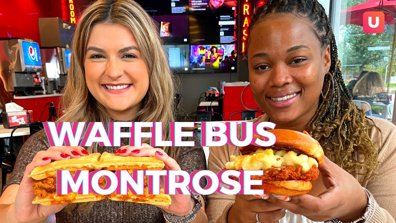THE WAFFLE BUS!! (Montrose Location) Stuff to Do in Houston YouTube