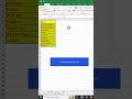 Excel Rows into column #excel #exceltips