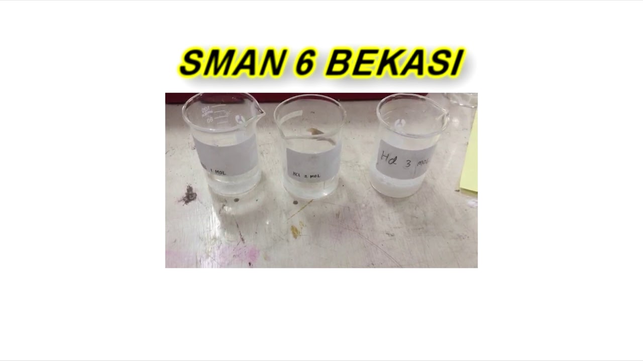 Pengaruh Luas Permukaan dan Konsentrasi Terhadap Laju ...
