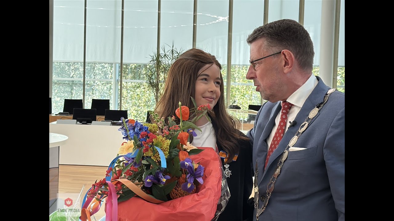 Koninklijke onderscheiding voor Jade Kops uit 's-Gravenzande #Westland
