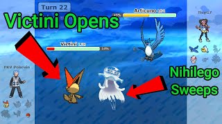 Victini and Nihilego Went CRAZY in this Game (Pokemon Showdown Random Battles) (High Ladder)