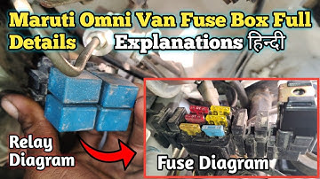 Maruti Omni Van Fuse Box Details Explanations | Omni Van Fuse Box #omni #van #fuse #maruti