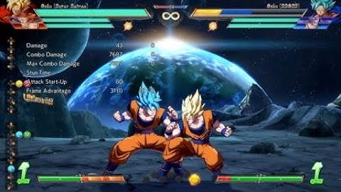 [DBFZ 1.31] SSJ Goku corner max damage (outdated, better route posted)