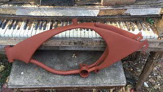 Lowrider Bicycle Frame restoration part 1