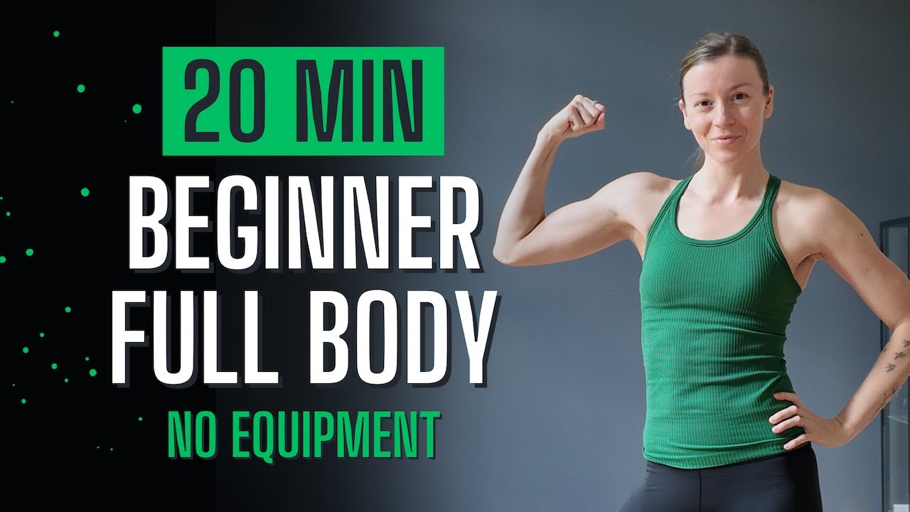 20 Min FULL BODY Workout at Home for Beginners | No Equipment + Low ...