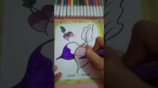 mewarnai gambar sayuran untuk anak TK #belajardarirumah #mewarnaidenganspidol