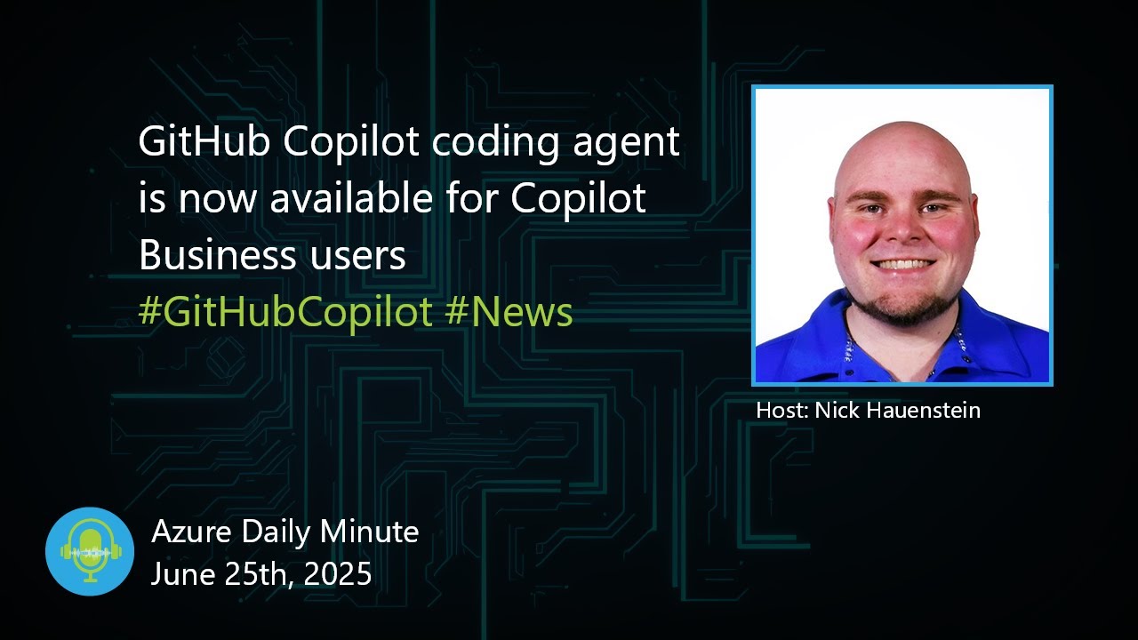GitHub Copilot coding agent is now available for... - Azure Daily ...