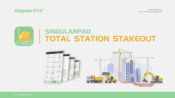 SingularPad Tutorial | Total Station Stakeout