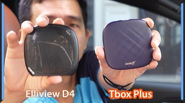 So sánh Android Box ô tô Elliview D4 và Carlinkit Tbox Plus
