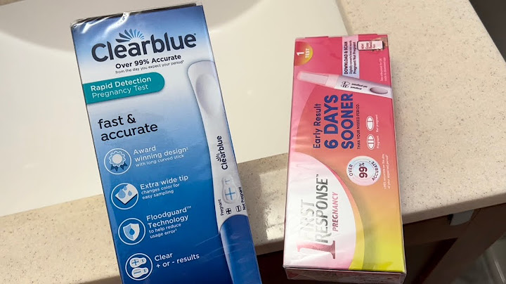 What does a negative clear blue pregnancy test look like