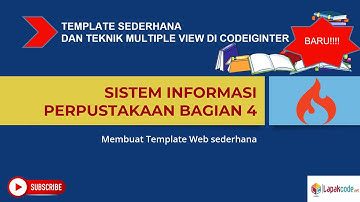 Tutorial Aplikasi Perpustakaan Berbasis Codeigniter 3 dan Bootstrap Bagian 4