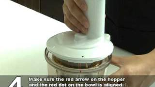 Hurom slow juicer instruction video