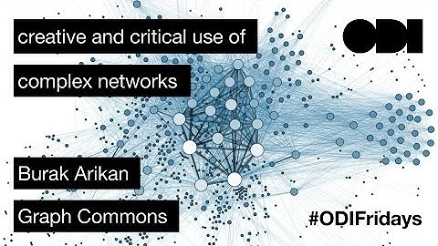 ODI Friday Lecture: Creative and critical use of complex networks