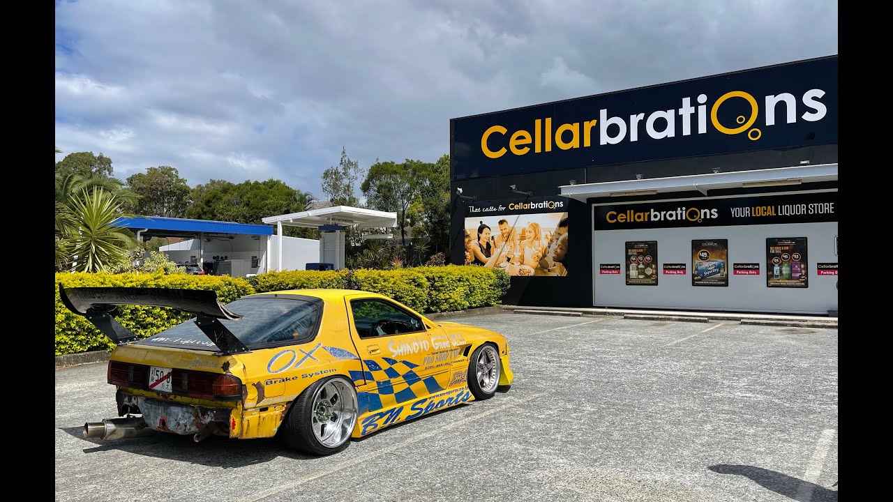 Haruguchi RX7 Beer Run - YouTube