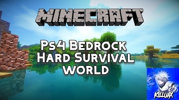 Minecraft bedrock Ps4|Terraforming to make giant house