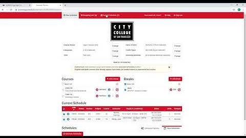 How to drop credit classes at CCSF