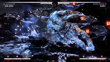 MKX sub-zero Ice Clone Kombo
