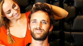 ASMR Massage For Head & Scalp, Binaural Ear to Ear Whisper Scratching Sounds screenshot 4