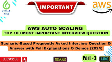 AWS Auto Scaling: Top 100 Most Important Scenario-Based Interview Questions & Answers Part-3