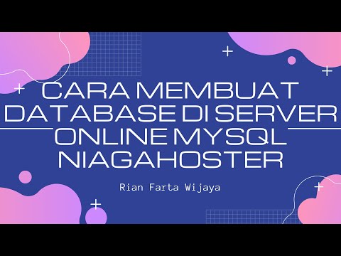 Video: Cara Membuat Database Untuk Server