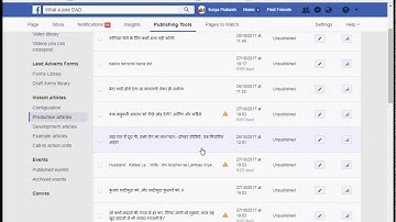 How to Remove Facebook instant article empty articles error in few seconds