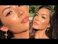 Smokey Brown Wing & GLOWING Skin | MakeupBySarahButler